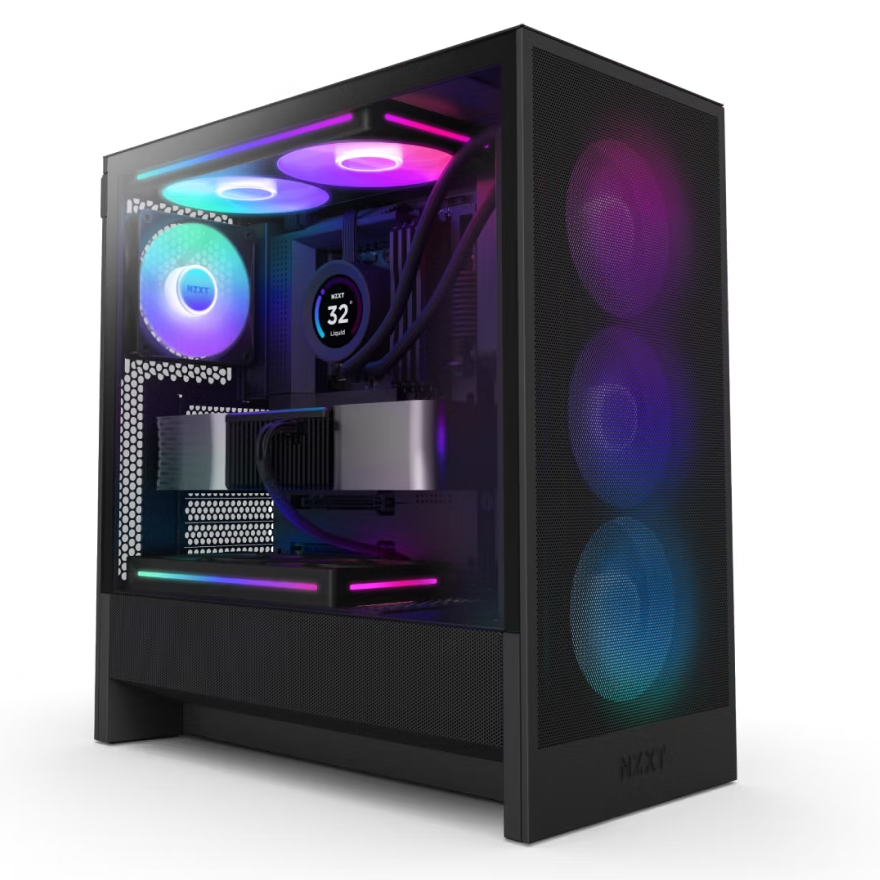 NZXT H5 Flow RGB (2024) - Black NZXT-CC-H52FB-R1