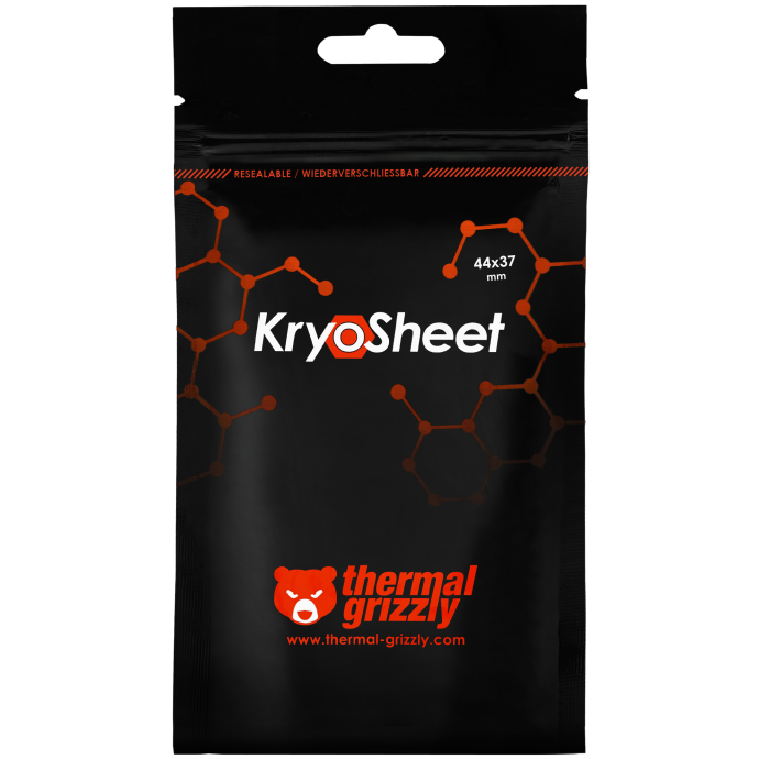 Thermal Grizzly KryoSheet - 44 x 37 mm. Suitable for LGA1851 & RTX 5090