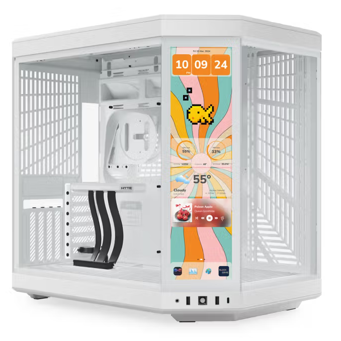 HYTE Y70 Touch Infinite - Snow White