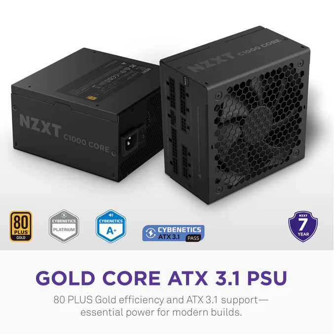 NZXT C750 Core PSU - 750W, Platinum, Full Modular