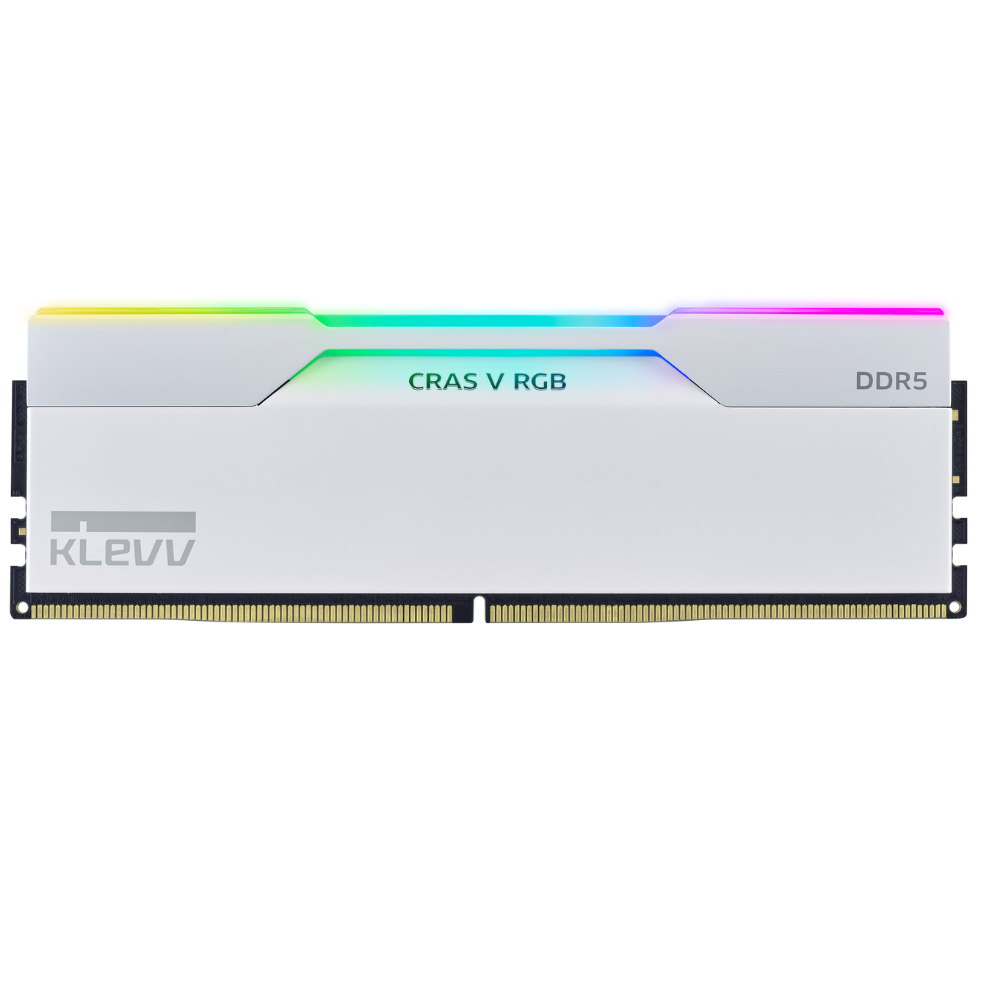 KLEVV CRAS V RGB DDR5 6400 CL32 (2x24GB) - White