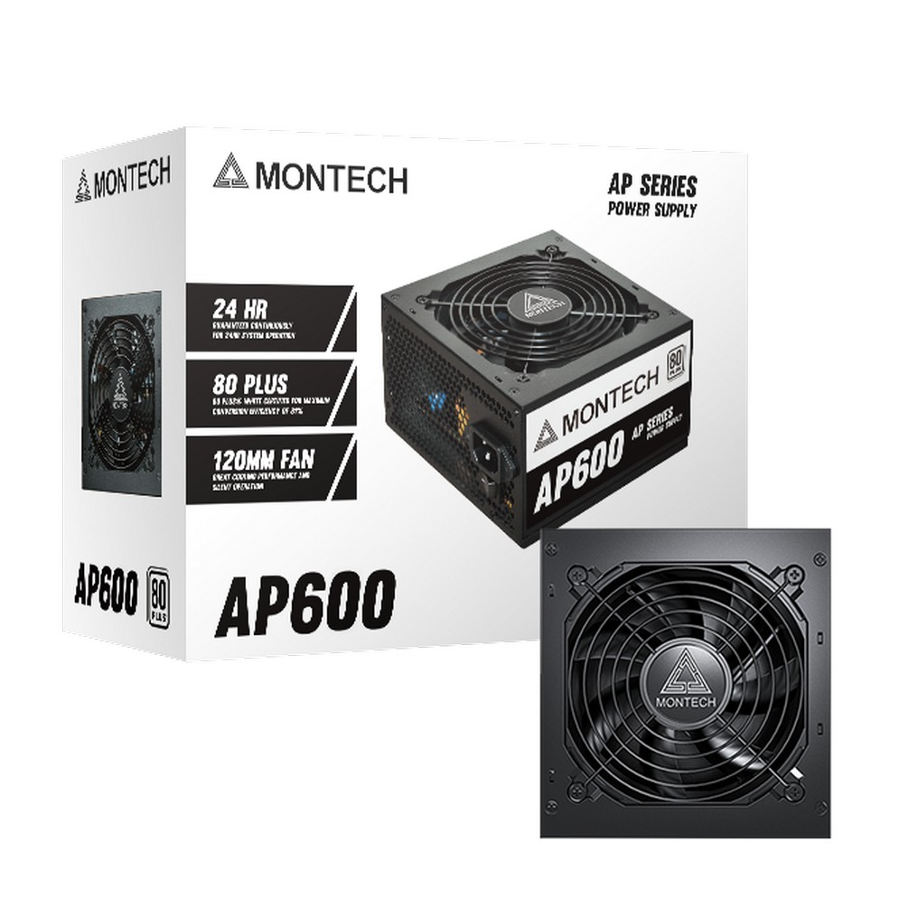 MONTECH AP 600W 80PLUS - Black