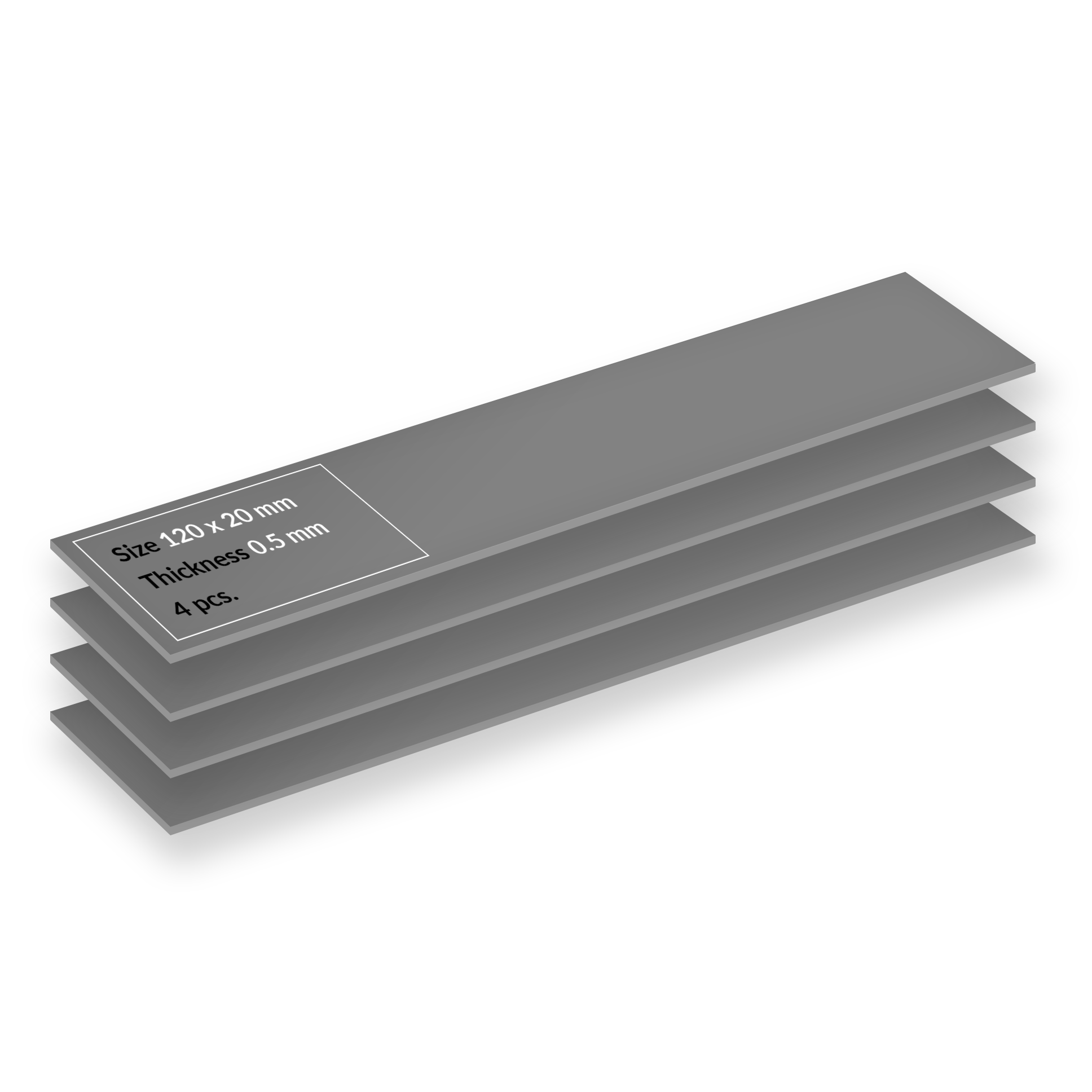 ARCTIC TP-4 (120x20mm | 0.5mm | 4 pcs)