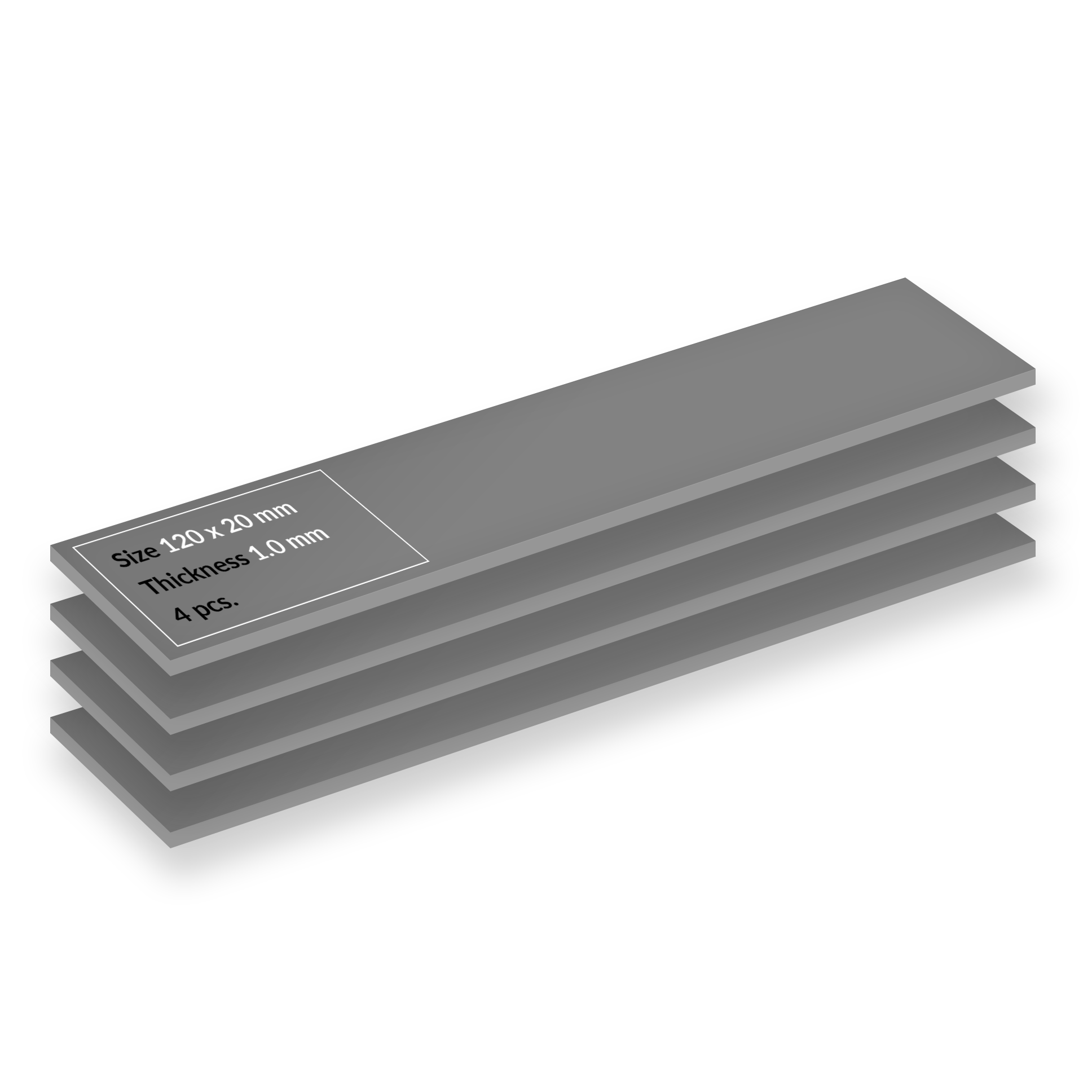 ARCTIC TP-4 (120x20mm | 1.0mm | 4 pcs)
