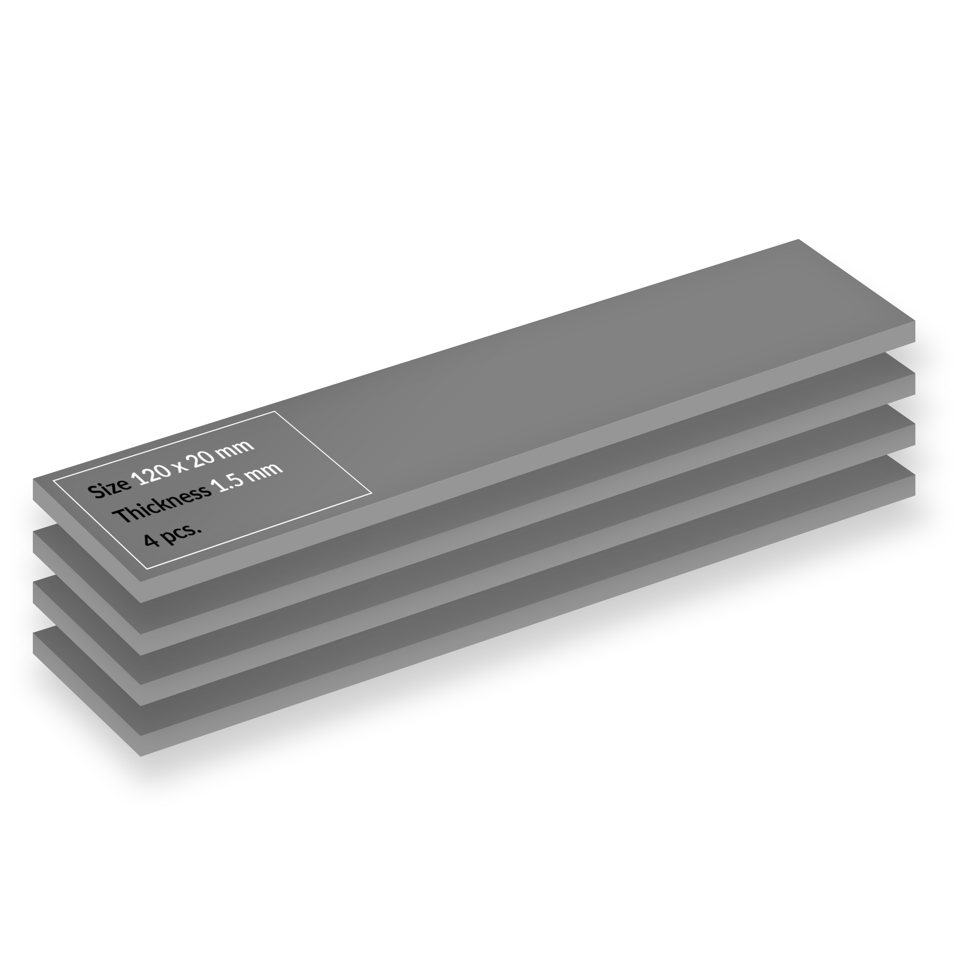 ARCTIC TP-4 (120x20mm | 1.5mm | 4 pcs)