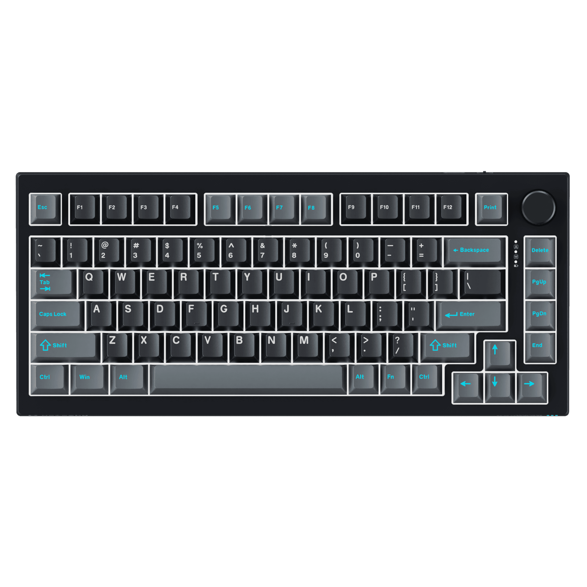 Voicsky Pulse 75 Mechanical Keyboard - Dark Cloudy Tactile