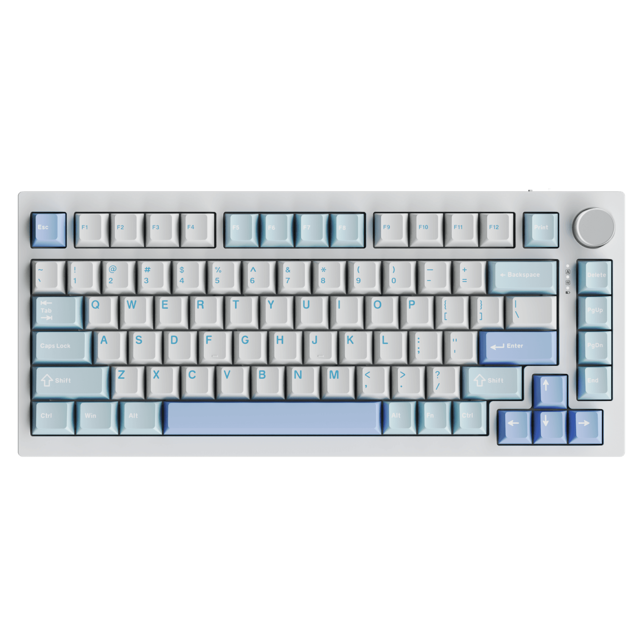 Voicsky Pulse 75 Mechanical Keyboard - Glacier Cloudy Tactile