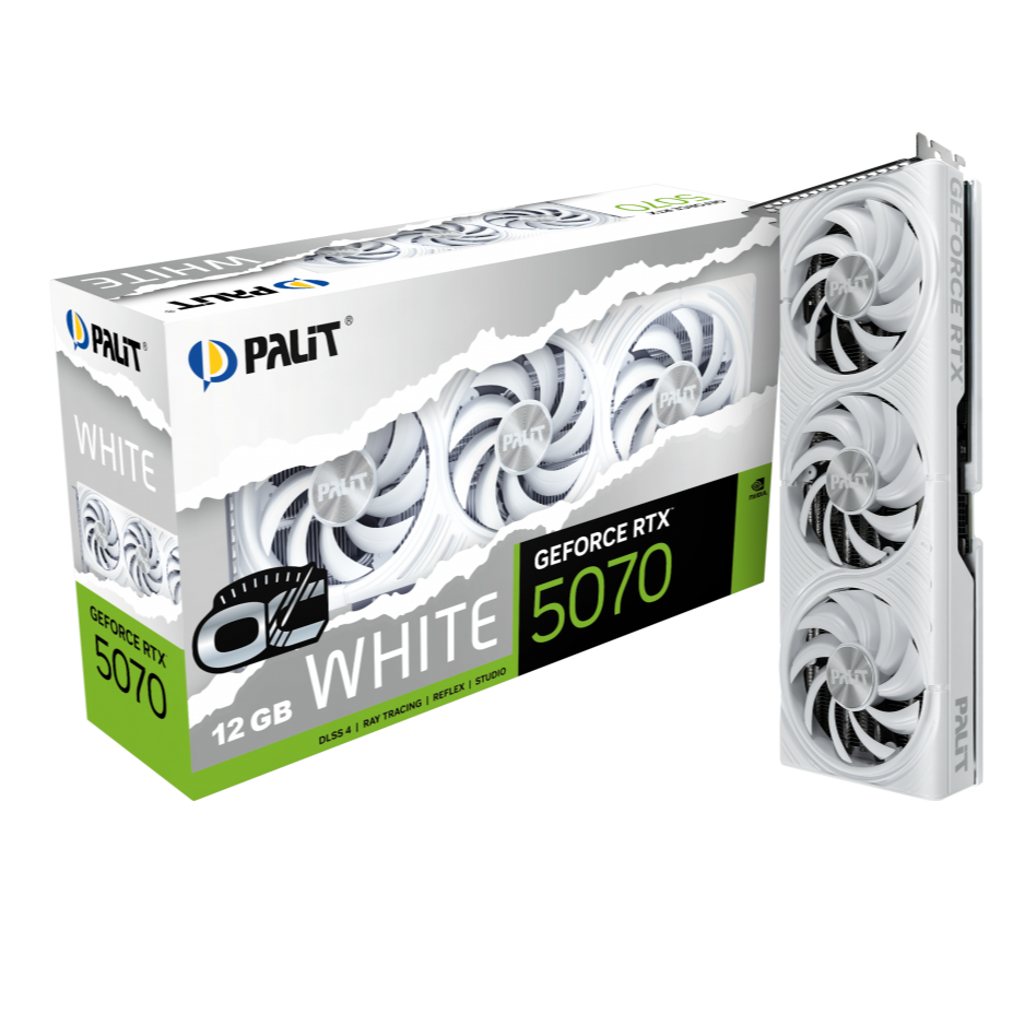 PALIT RTX 5070 WHITE OC 12GB