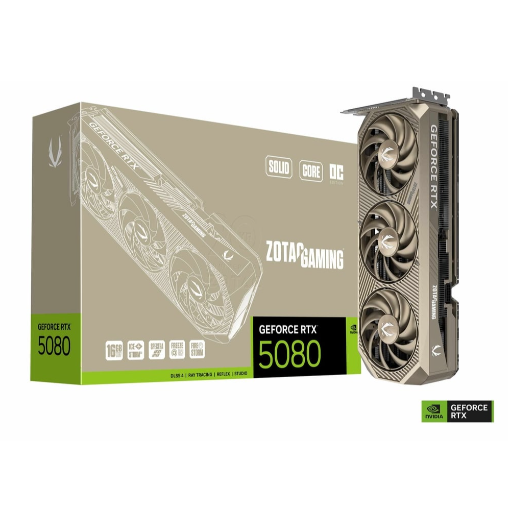 ZOTAC GEFORCE RTX 5080 SOLID CORE OC 16GB - 20th Anniversary Edition